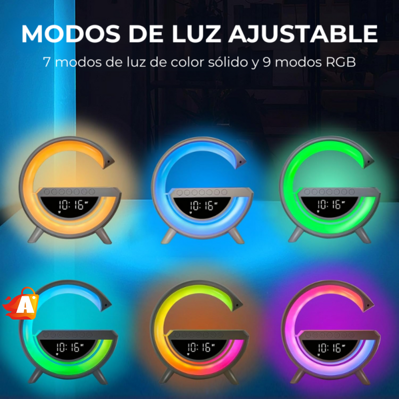 LÁMPARA CON CARGADOR INTELIGENTE